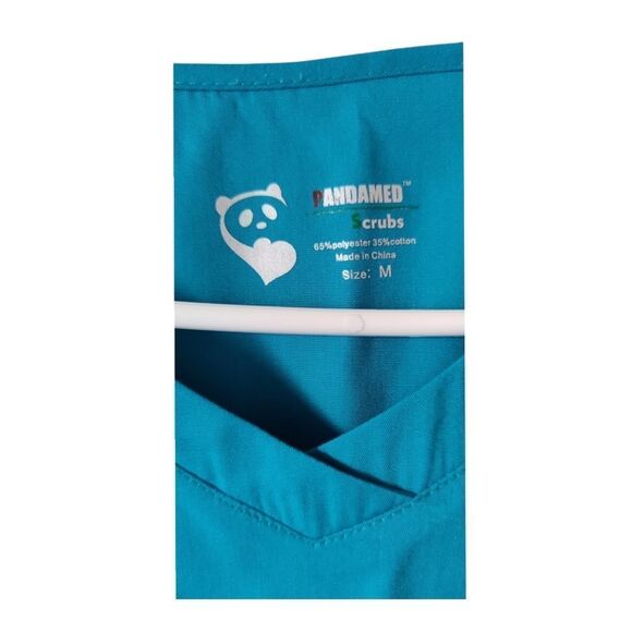 Pandamed Scrub Top and Pants (Teal Scrubs) - Picture 10 of 11